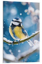 Gallery Print Blaumeise im Winter