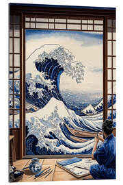 Gallery Print Die Entstehung der Großen Welle von Kanagawa
