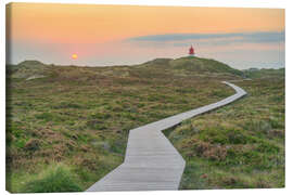 Canvas print In the dunes near the lighthouse on Amrum - Michael Valjak
