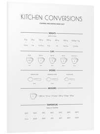 Hartschaumbild Kitchen Conversions Guide - Martina illustration