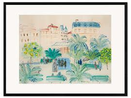 Framed art print La Place Arago, Toulouse, 1947