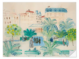 Muursticker La Place Arago, Toulouse, 1947