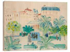 Trätavla La Place Arago, Toulouse, 1947 - Raoul Dufy
