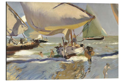 Obraz na aluminium Boats On The Shore, 1909