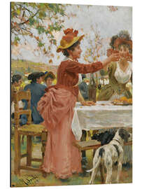 Alubild Festlichkeit in der Campagna, 1920 - Raffaello Sorbi