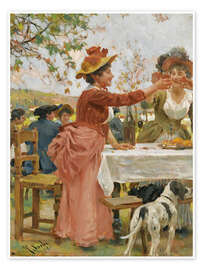 Poster Festivities in the campagna, 1920 - Raffaello Sorbi