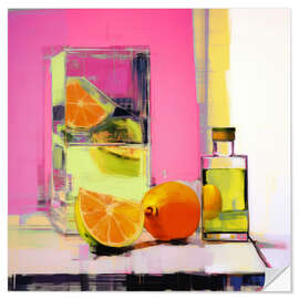 Wandsticker Neon Still Life No3