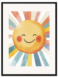Impression artistique encadrée Sunny smile - DejaReve