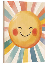Print på træ Sunny smile - DejaReve