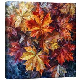 Canvastavla Autumn Leaves