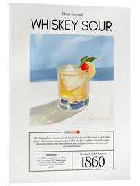 Galleritryk Classic Cocktails: Whiskey Sour, 1860