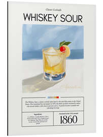 Magnettafel Classic Cocktails: Whiskey Sour, 1860