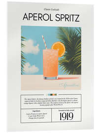 Acrylic print Classic Cocktails: Aperol Spritz, 1919