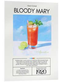 Acrylglasbild Classic Cocktails: Bloody Mary, 1920