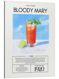 Magnettafel Classic Cocktails: Bloody Mary, 1920