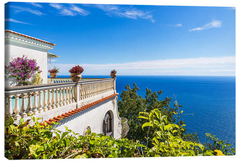 Canvas print House in Nocelle on the Amalfi Coast in Italy