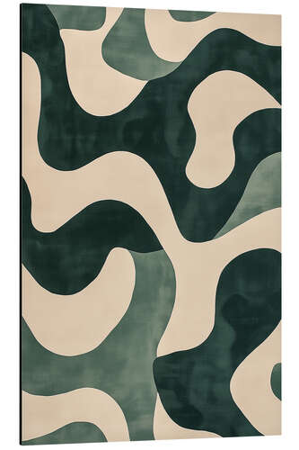 Aluminium print Nature Swirl