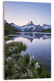 Holzbild Bachalpsee bei Grindelwald, Schweiz - Jan Christopher Becke