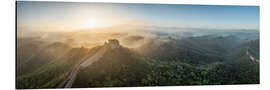 Aluminium print Great Wall of China in sunlight - Jan Christopher Becke