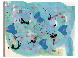 Holzbild The beginning and the end - Gabriel Tobón Moreno