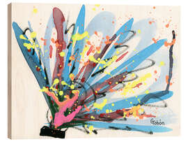 Cuadro de madera Flower of my dreams