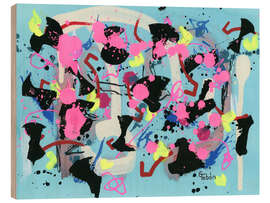 Holzbild Entscheidende Momente - Gabriel Tobón Moreno