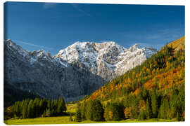 Tableau sur toile Autumn colours in the Karwendel, Austria - Denis Feiner