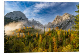 Magnettafel Herbststimmung im Karwendel Gebirge, Österreich