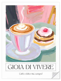 Wall sticker Gioia di vivere - Café and Pastries