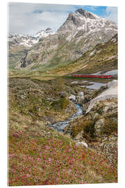Acrylic print Railway at the Bernina Pass, Switzerland - Olaf Protze