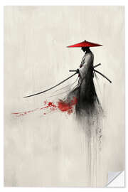 Sisustustarra Samurai Watercolour I