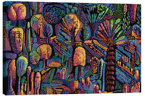 Leinwandbild Jungle Night