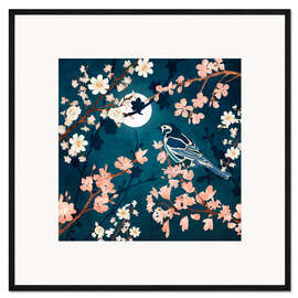 Gerahmter Kunstdruck Midnight Blossom
