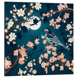 Magnettafel Midnight Blossom