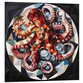 Aluminiumsbilde Still Life with Octopus