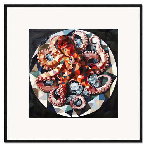 Framed art print Still Life with Octopus