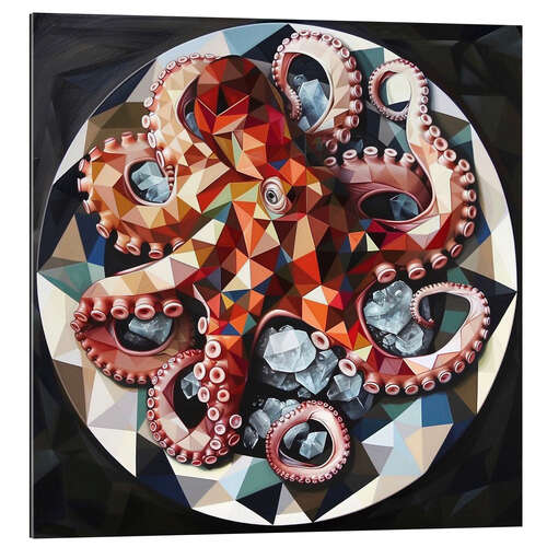 Cuadro de plexi-alu Still Life with Octopus