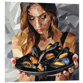 Tableau en PVC Mussels for dinner