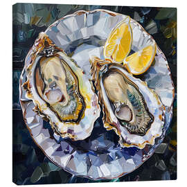 Obraz na płótnie Two Oysters and a Lemon - Maria Tuzhilkina