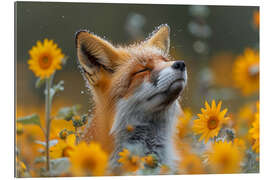 Gallery print Meditating Fox in the Morning