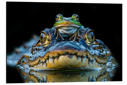 Cuadro de aluminio Frog Drives Crocodile Taxi