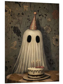 Hartschaumbild Alles Gute zum Geburtstag, Gespenst!