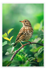 Poster Song thrush