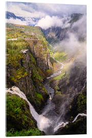 Acrylglasbild Vøringsfossen Hardangervidda, Norwegen - Achim Thomae