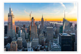 Wandbild New York Sunset - Mike Centioli