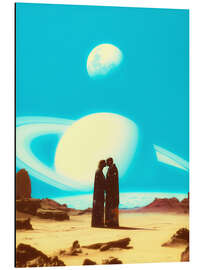 Stampa su alluminio Falling In Love On Mars - Taudalpoi