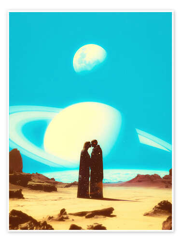 Poster Falling In Love On Mars
