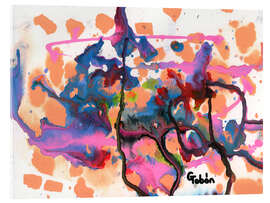 Acrylic print Mental injury - Gabriel Tobón Moreno