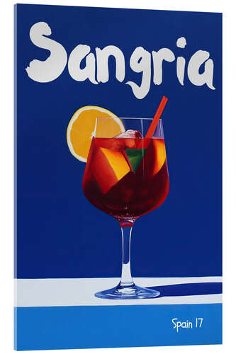 Acrylglasbild Sangria-Cocktail, Spanien 1917