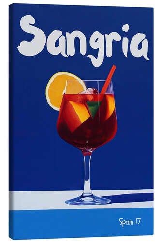 Canvastavla Sangria Cocktail, Spain 1917